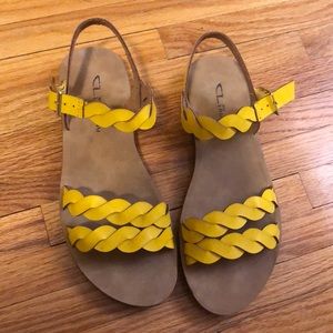 Yellow sandals